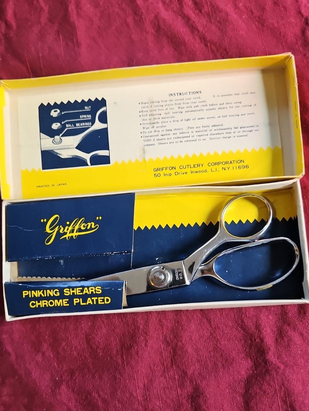 Chrome Plated Pinking Shears - Silver